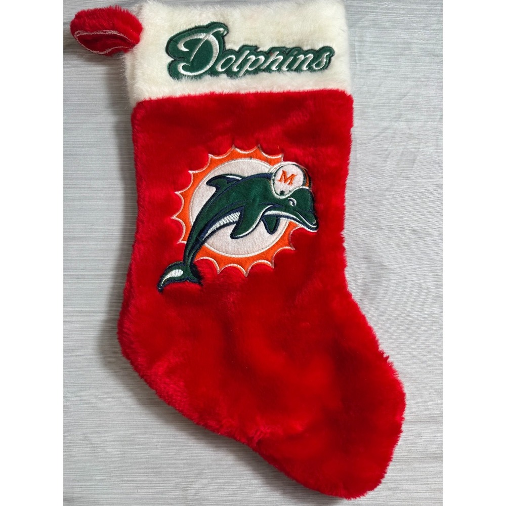 Christmas Stocking Miami Dolphins Holiday